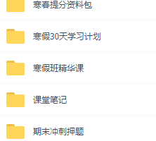 2021高途高二周帅数学视频讲义课程寒假班,知识点整理合集